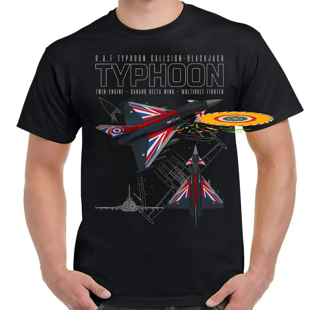 Woodworking Brand - UK Jack Flag Eurofighter Typhoon Fighter