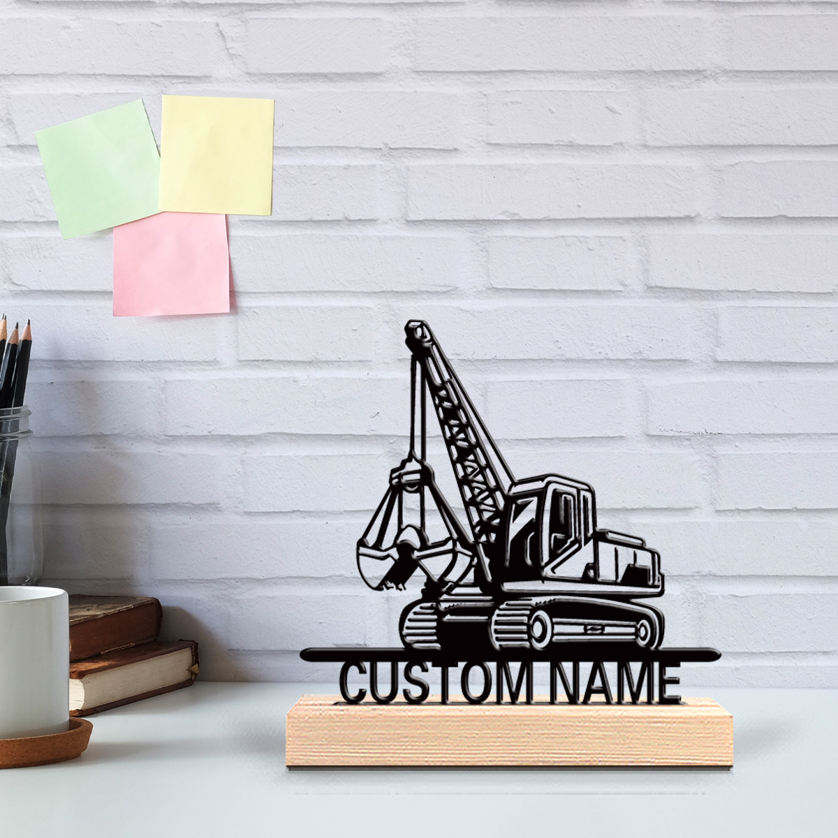 Woodworking Hobbies - 1pc tractor Customized Letter Tin Statue