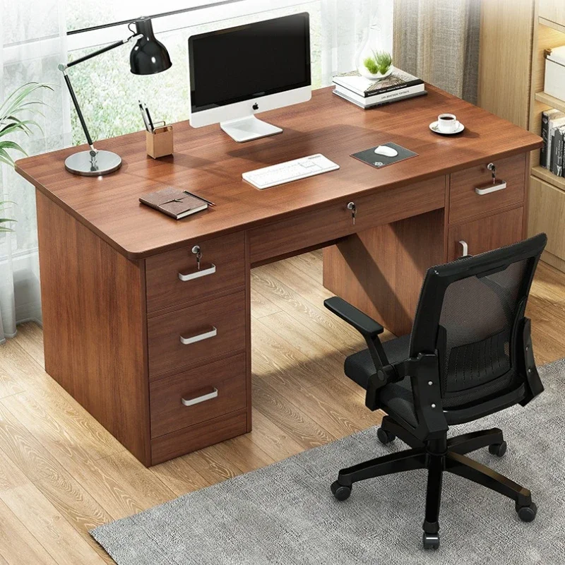Woodworking Plan - Multi-functional Computer desk Desktop with drawers