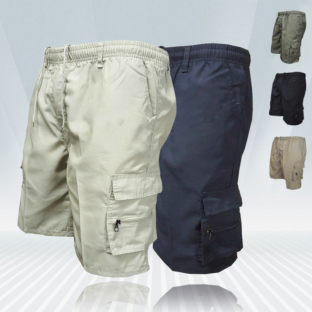 Fashion Men's Cargo Shorts Men - Woodworking Brand 评论和价格