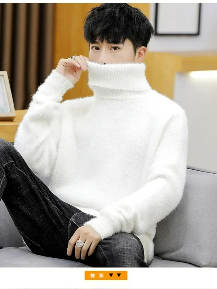 White Pullover Turtleneck Men  - Woodworking Brand 评论和价格