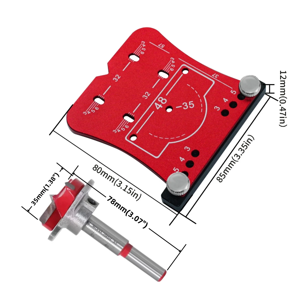35mm Hinge Hole Positioning Te - Woodworking Design Software 评论和价格