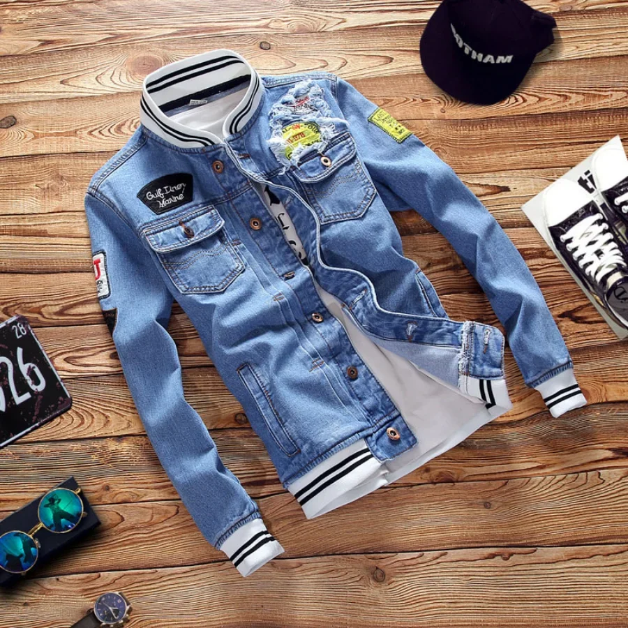 New 2026 Men's Denim Jackets F - Woodworking Brand 评论和价格