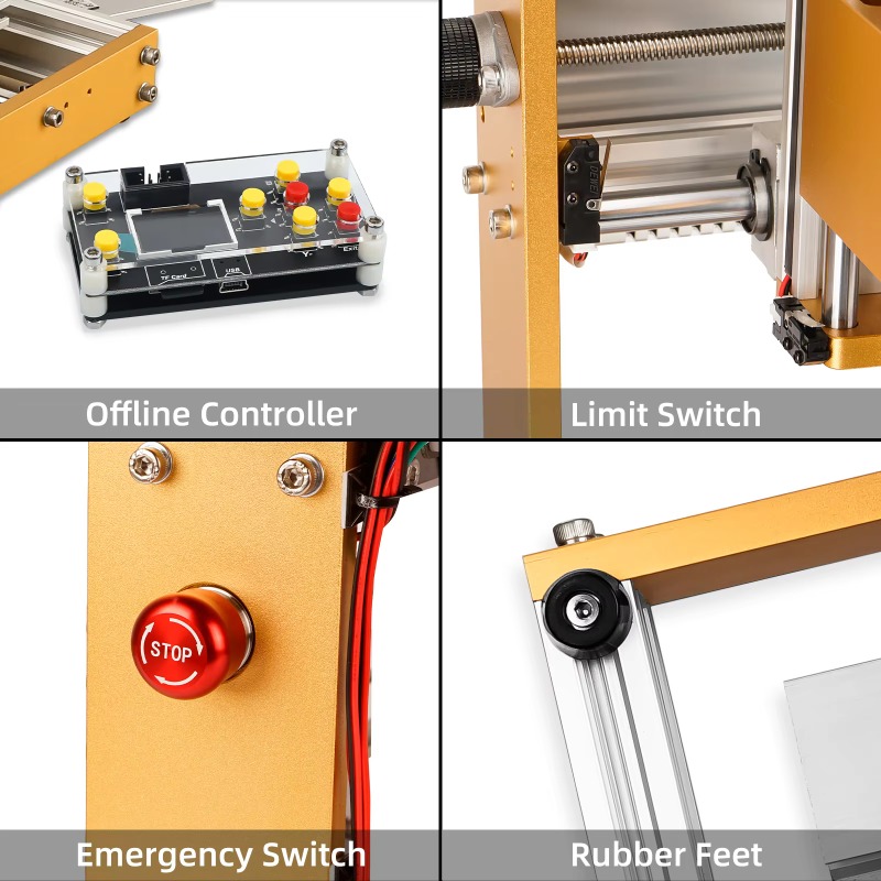 Largest DIY Mini Desktop CNC E - Woodworking Images Free 评论和价格