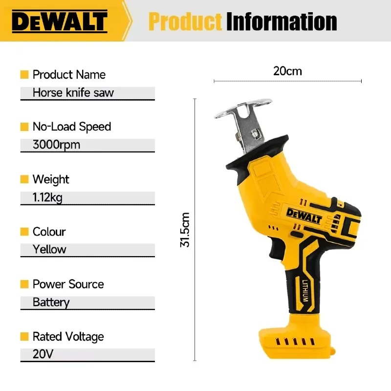 Dewalt Electric Saw 2800RPM Br - Woodworking Rasp 评论和价格