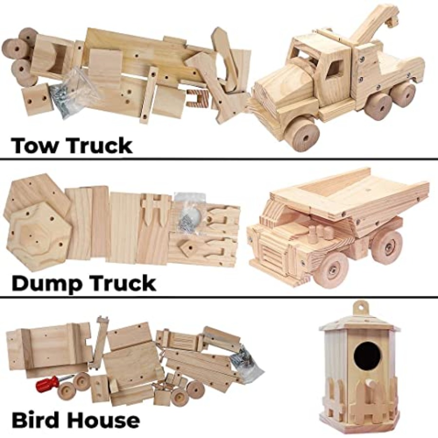 Woodworking Building Kit for a - Woodworking Kits For Adults 评论和价格