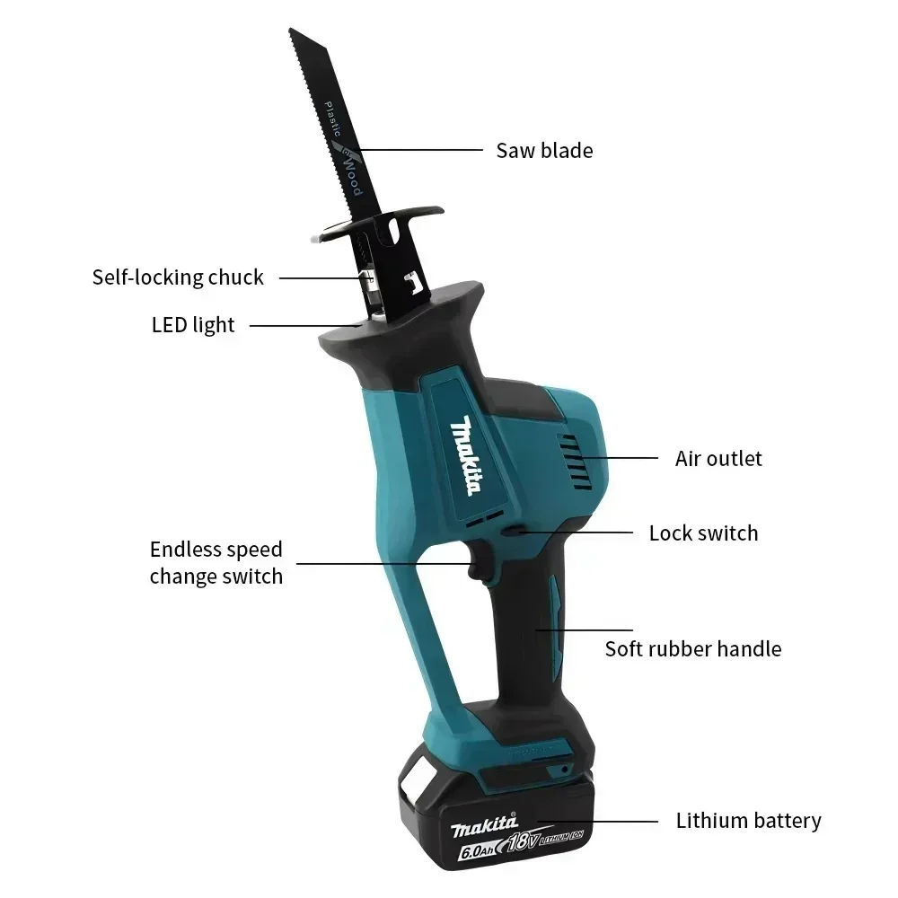 Makita DJR189 18V Cordless Ele - Woodworking Rasp 评论和价格