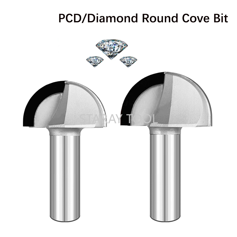 Diamond Round Bottom Bit PCD R - Woodworking Quote 评论和价格