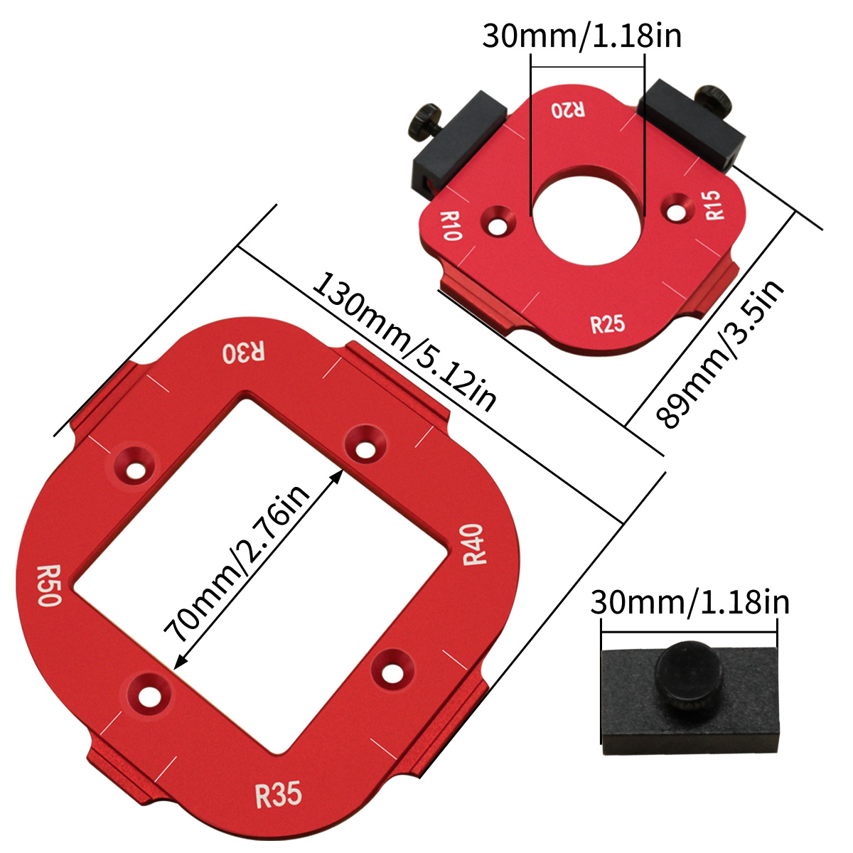 4 In 1 Router Corner Radius Te - Woodworking Design Software 评论和价格