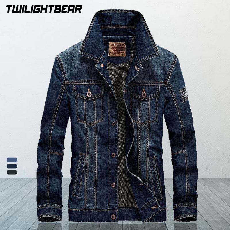 High Quality Men's Denim Jacke - Woodworking Brand 评论和价格