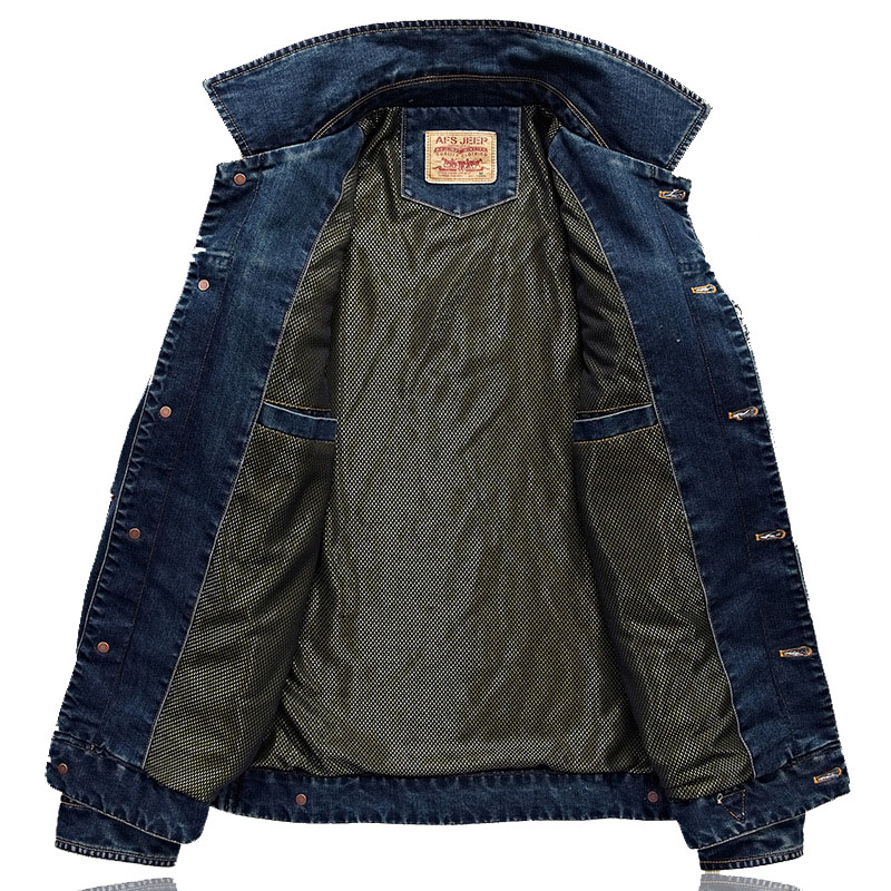 High Quality Men's Denim Jacke - Woodworking Brand 评论和价格