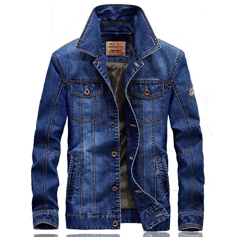 High Quality Men's Denim Jacke - Woodworking Brand 评论和价格