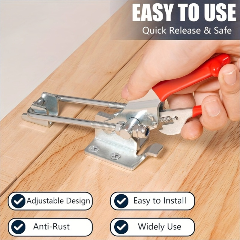 2Pcs Heavy-Duty Clamps Adjusta - Woodworking Quick Clamps 评论和价格