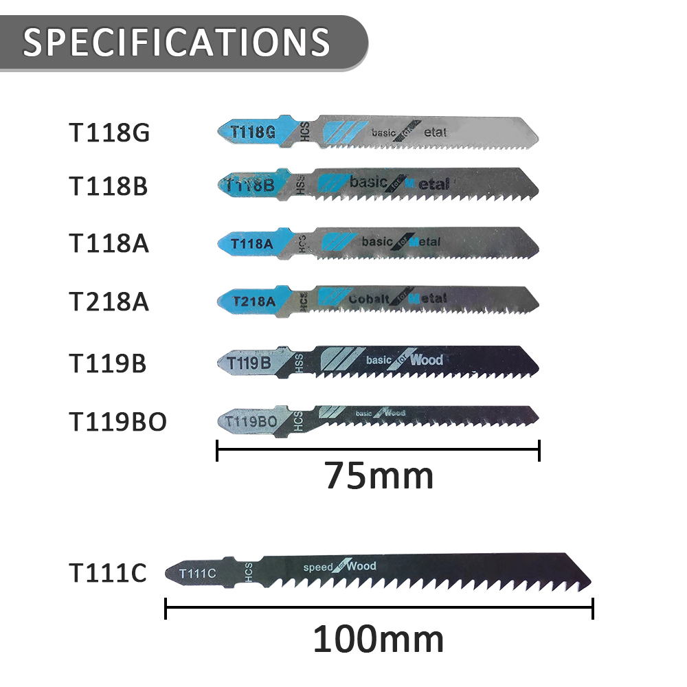 35-Piece Jigsaw Blade Set, Mix - Woodworking Rasp 评论和价格
