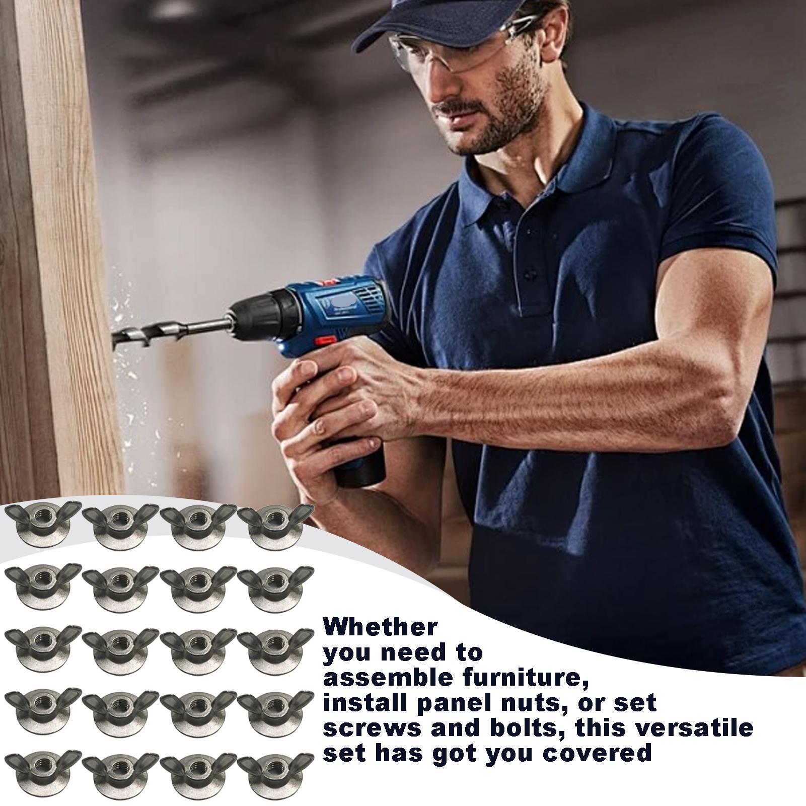Wing Nut Kit 1/4-Inch Steel Er - Woodworking Kits For Adults 评论和价格